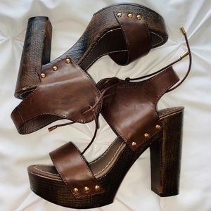 Brown Platform Heels